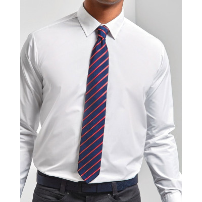 Sports stripe tie